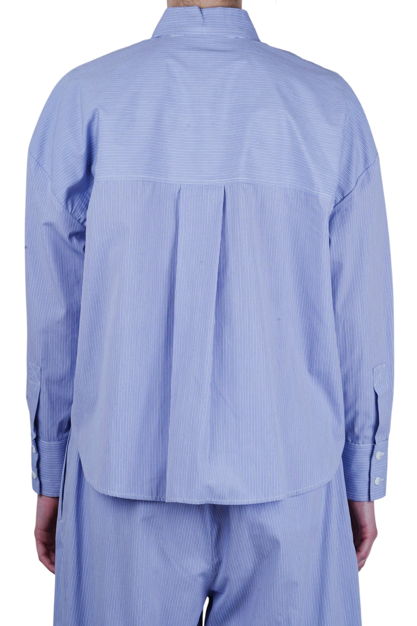 Solotre - Camicia - 470680 - Bianco/Azzurro - Image 5