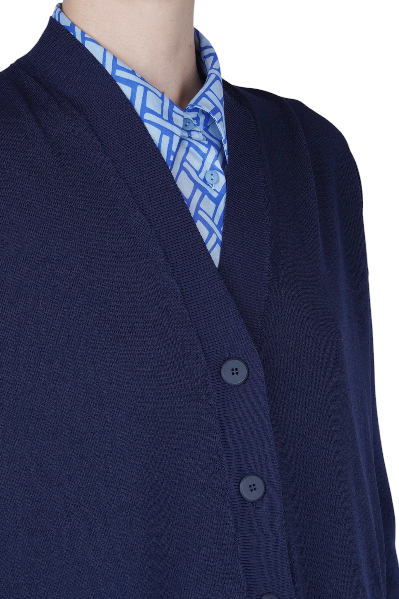 Solotre - Cardigan - 470700 - Blu - Image 6