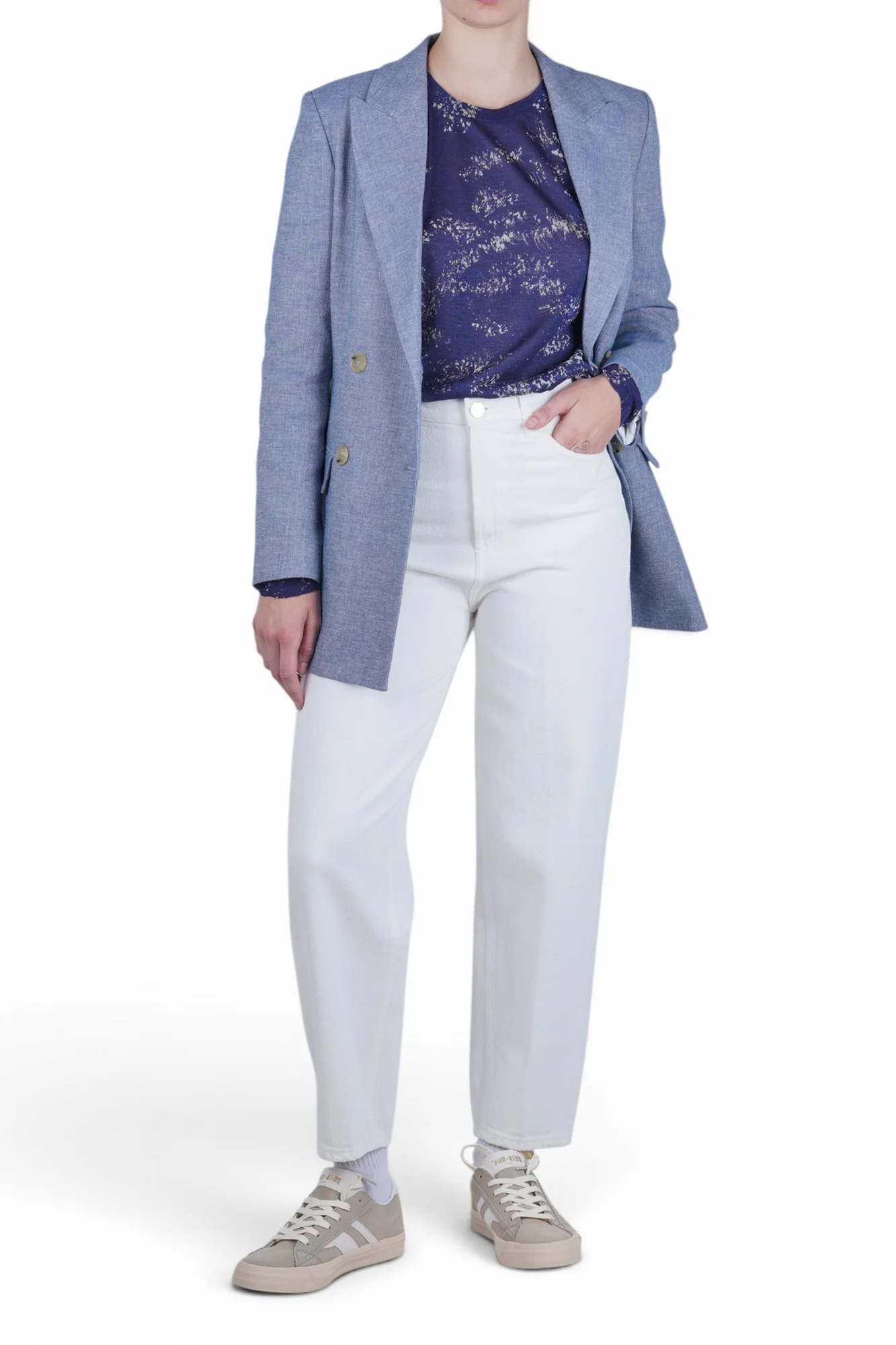 Solotre - Giacca - 470695 - Azzurro - Image 2