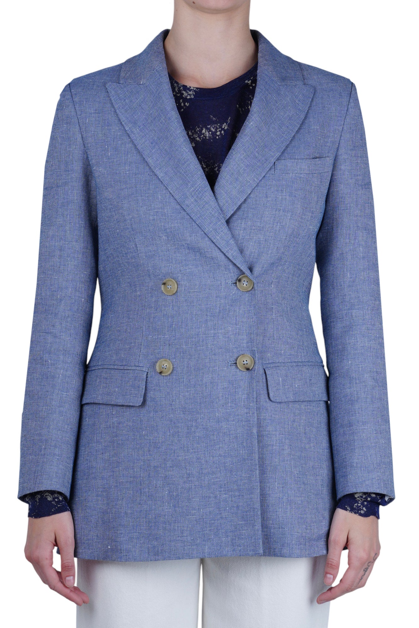 Solotre - Giacca - 470695 - Azzurro - Image 3