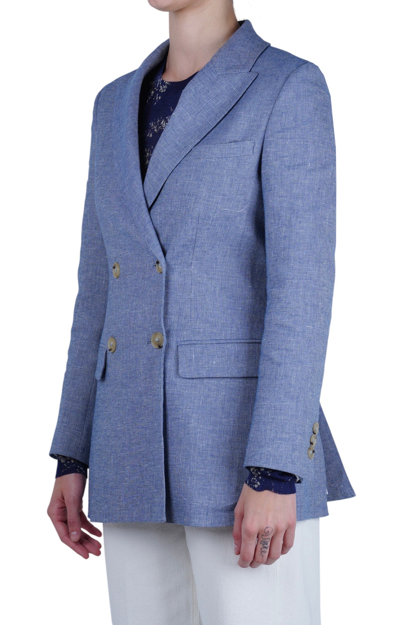 Solotre - Giacca - 470695 - Azzurro - Image 4