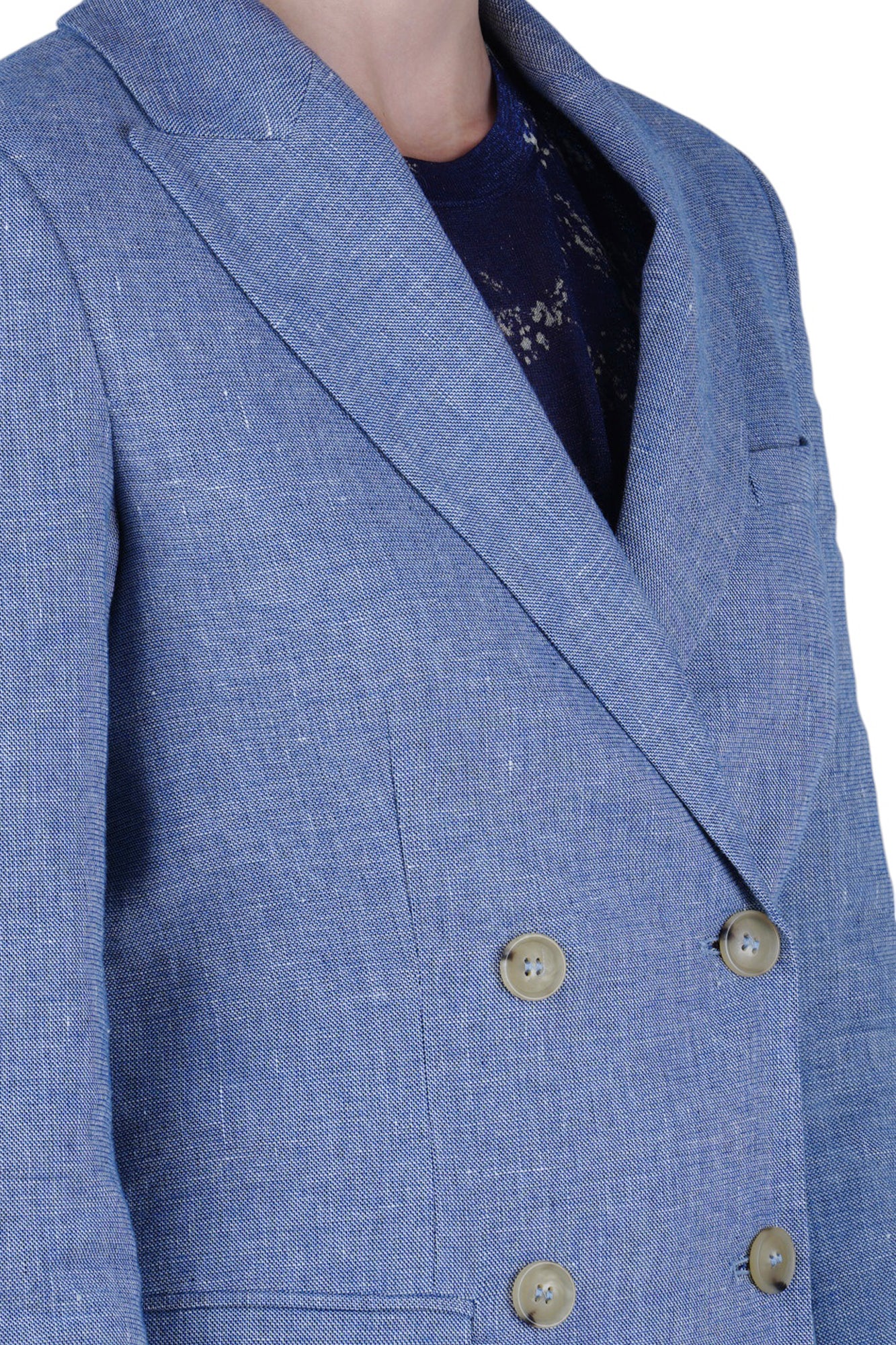 Solotre - Giacca - 470695 - Azzurro - Image 6
