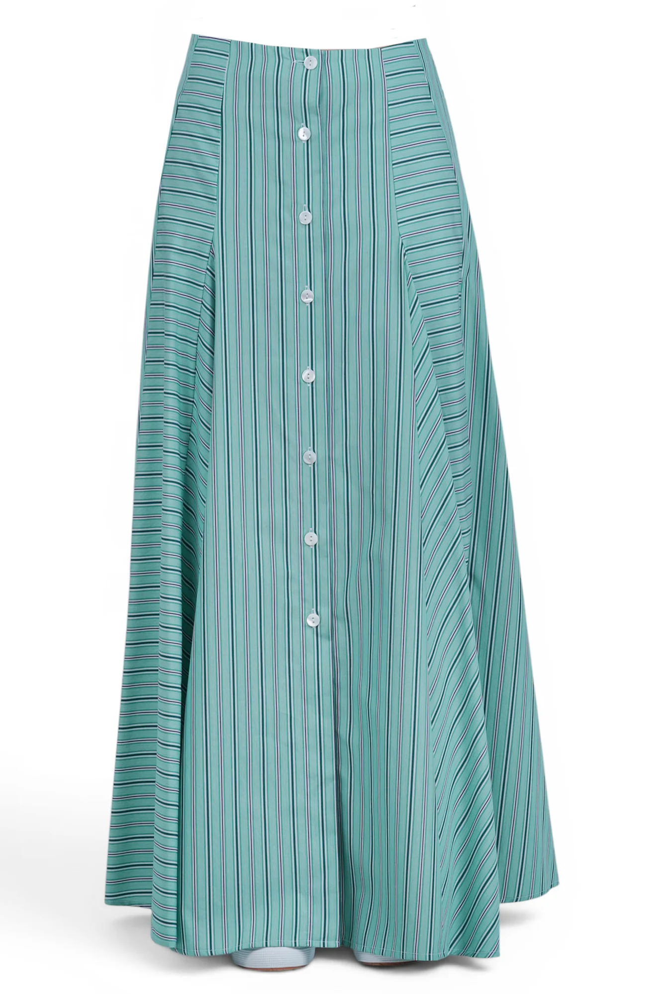 Solotre - Gonna - 470690 - Bianco/Verde - Image 3