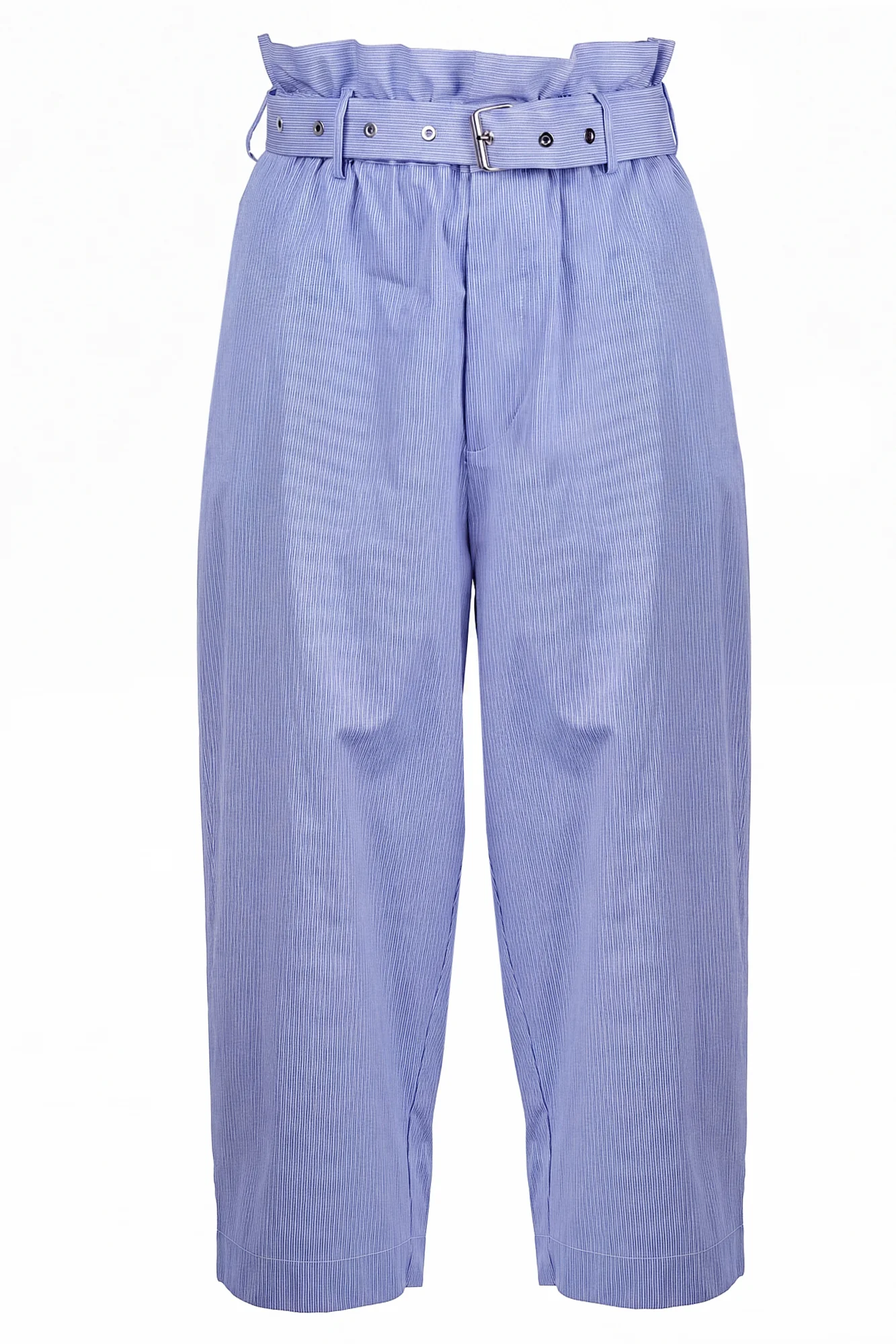 Solotre - Pantalone - 470676 - Bianco/Azzurro