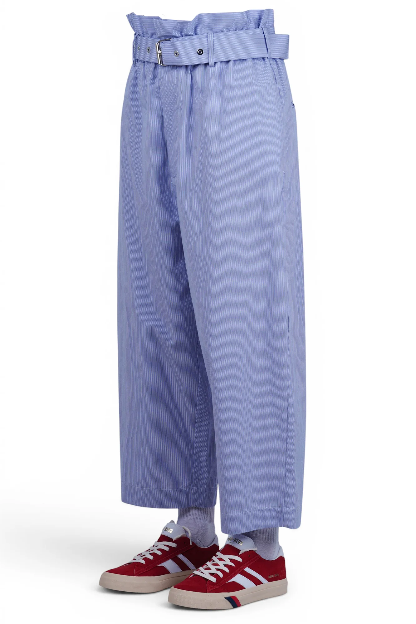 Solotre - Pantalone - 470676 - Bianco/Azzurro - Image 4