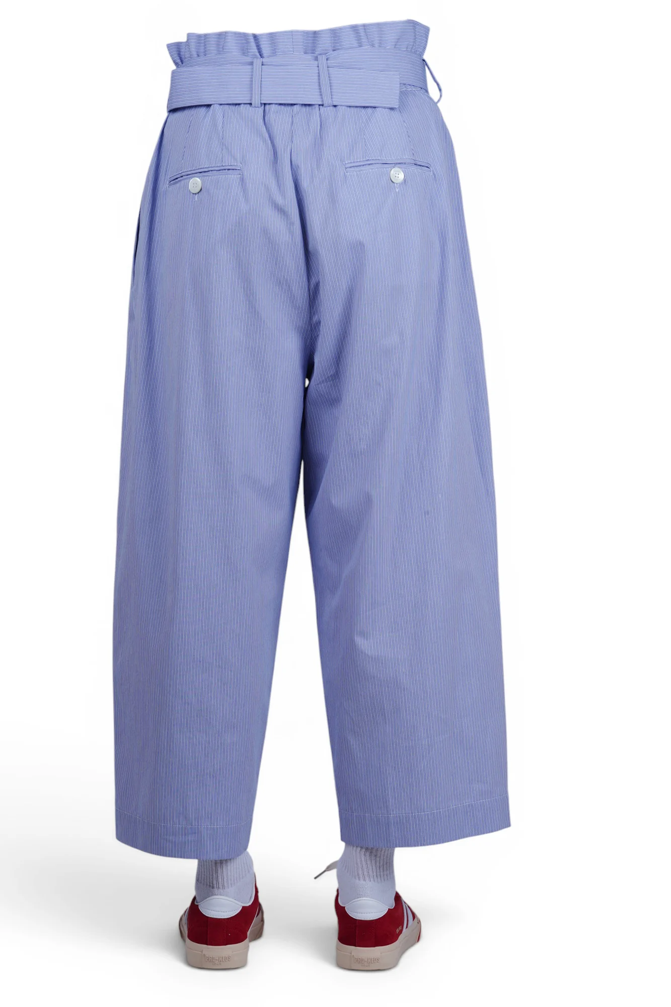 Solotre - Pantalone - 470676 - Bianco/Azzurro - Image 5