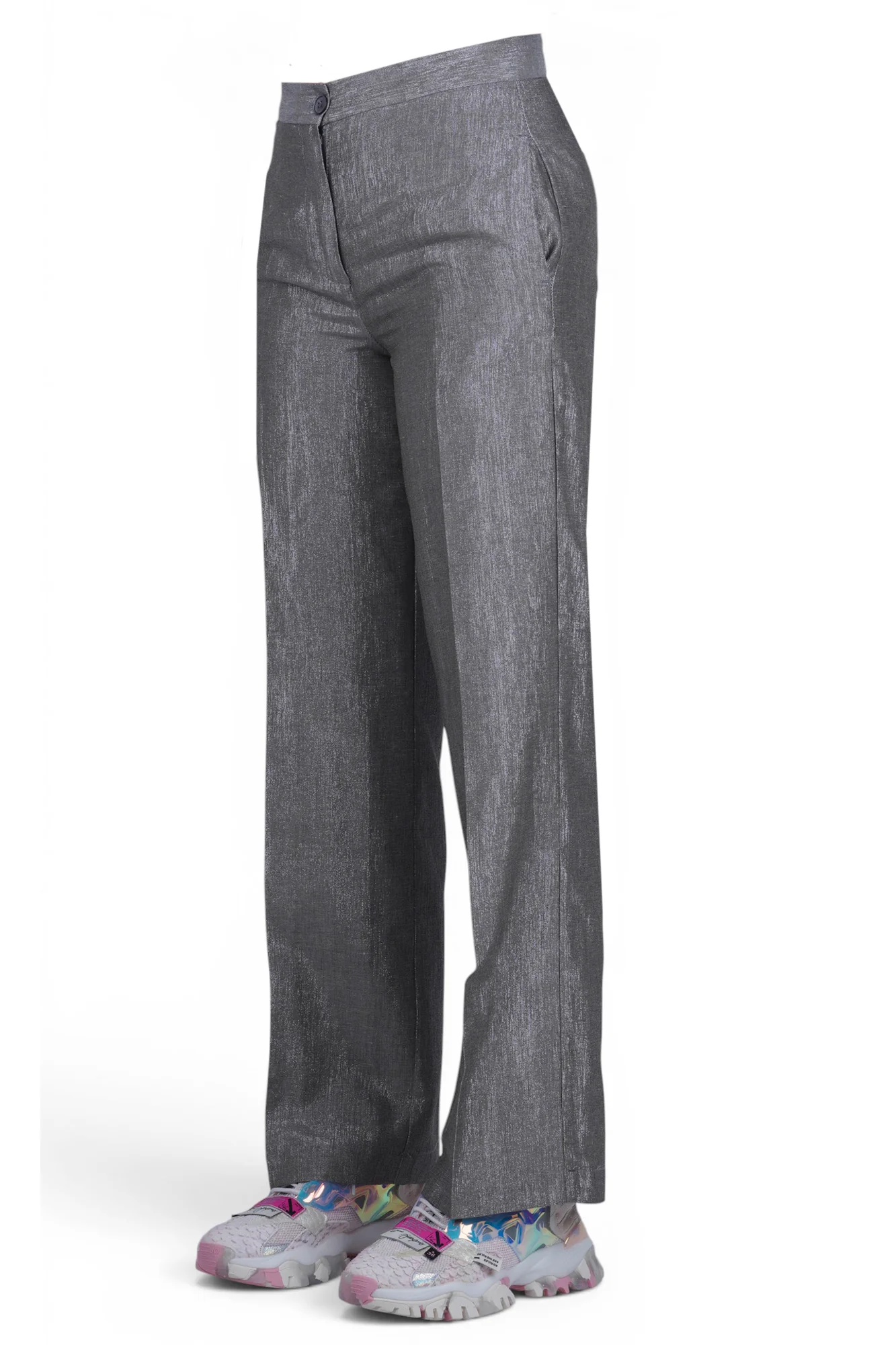 Solotre - Pantalone - 470696 - Argento - Image 4