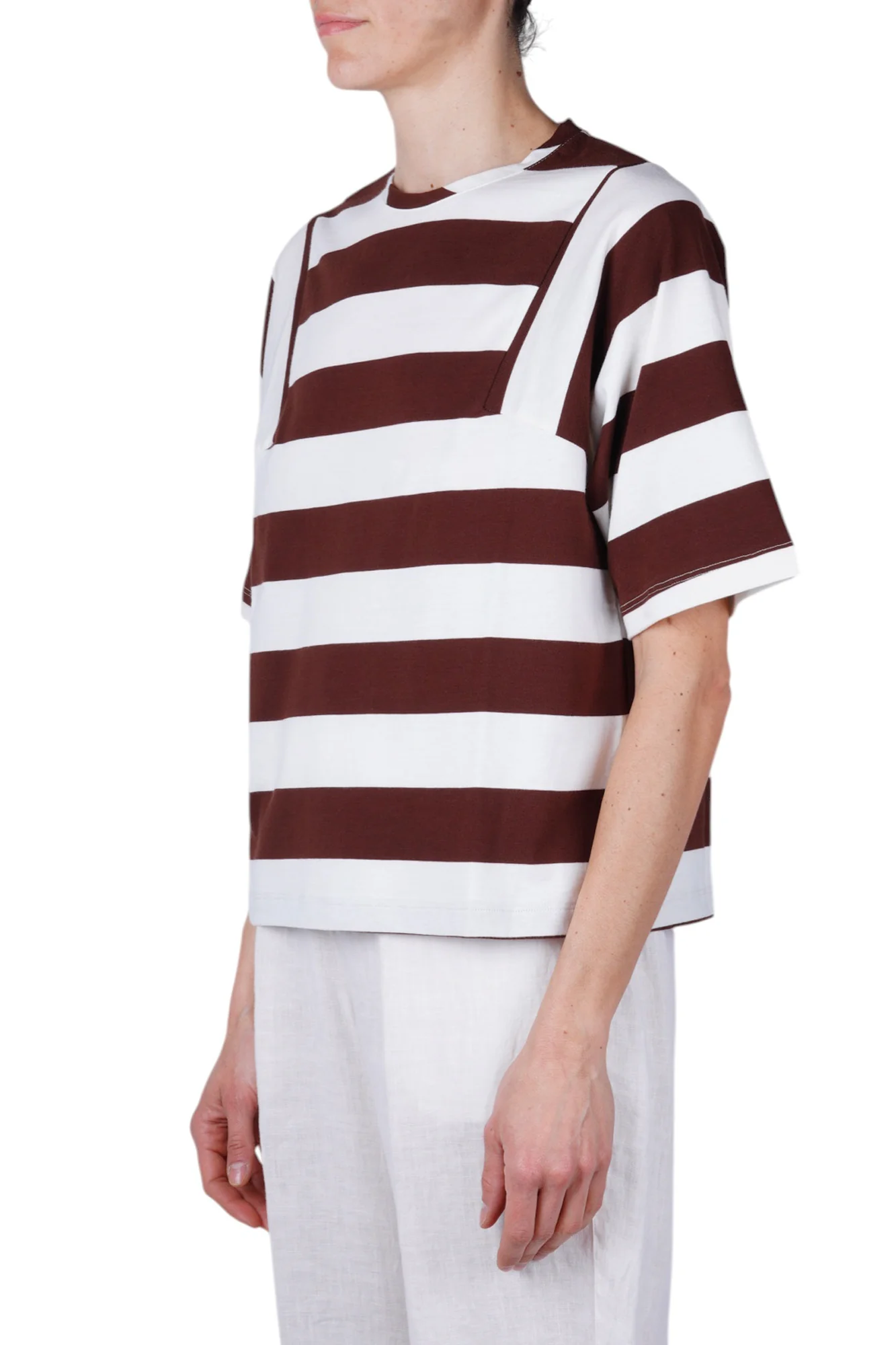 Solotre - T-shirt - 470682 - Moro/Bianco - Image 4