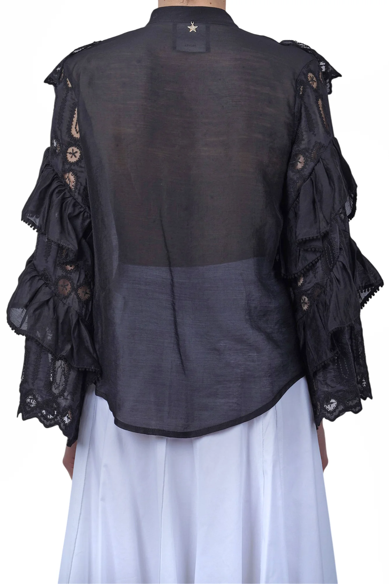 Souvenir - Camicia - 471488 - Nero - Image 5