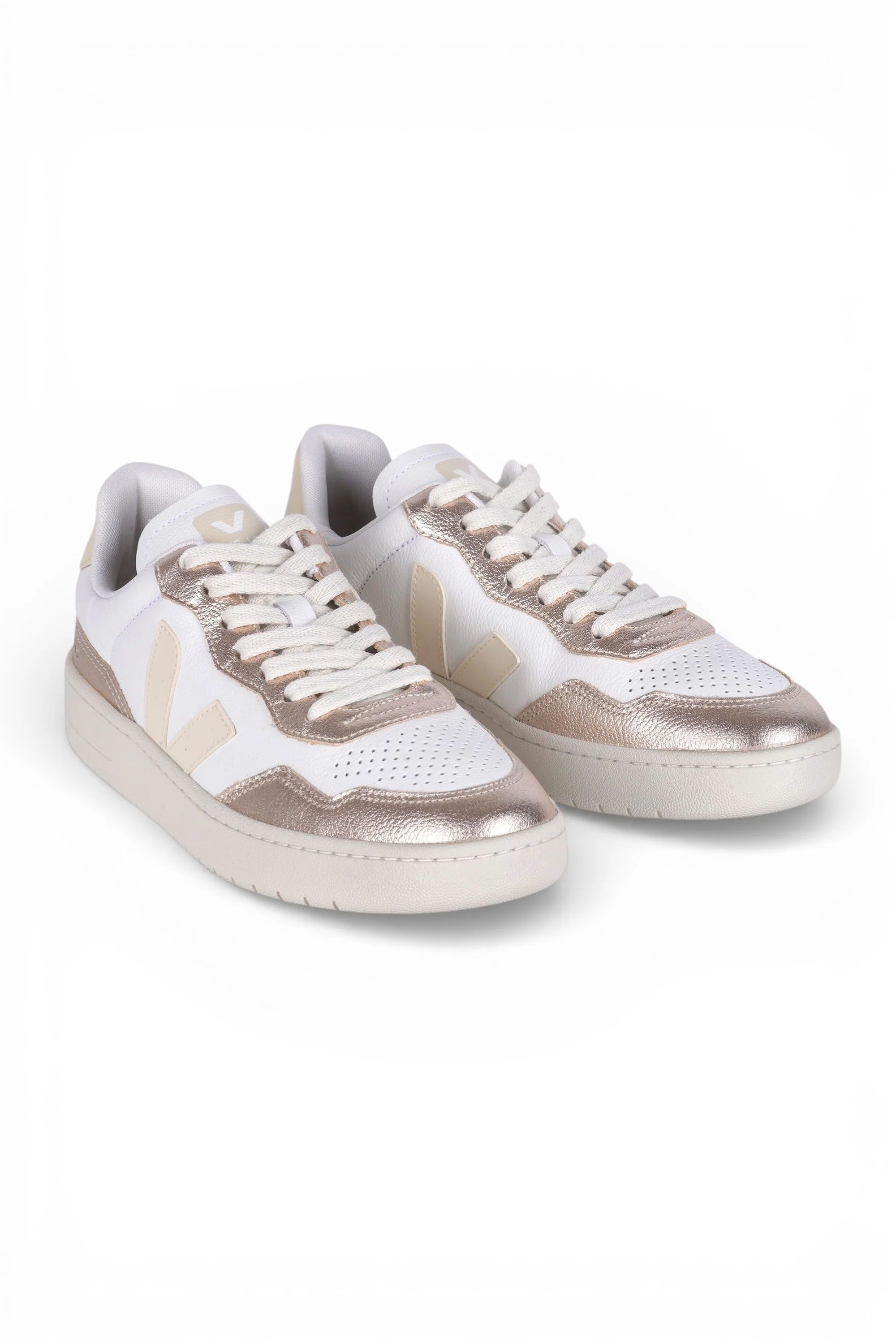 Veja - Sneakers - 471073 - Bianco/Oro - Image 2