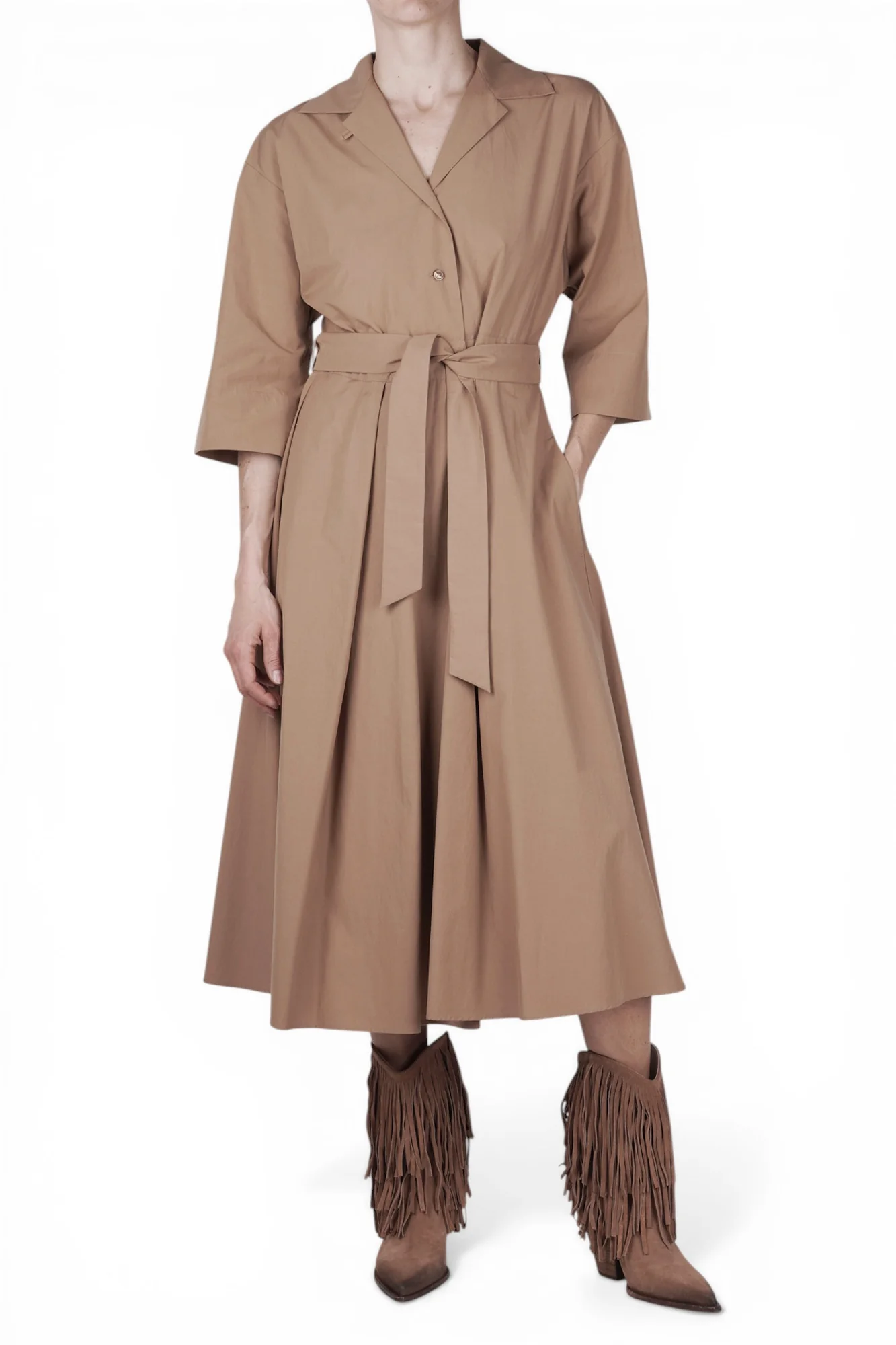 Weekend MaxMara - Abito - 470633 - Cammello - Image 2