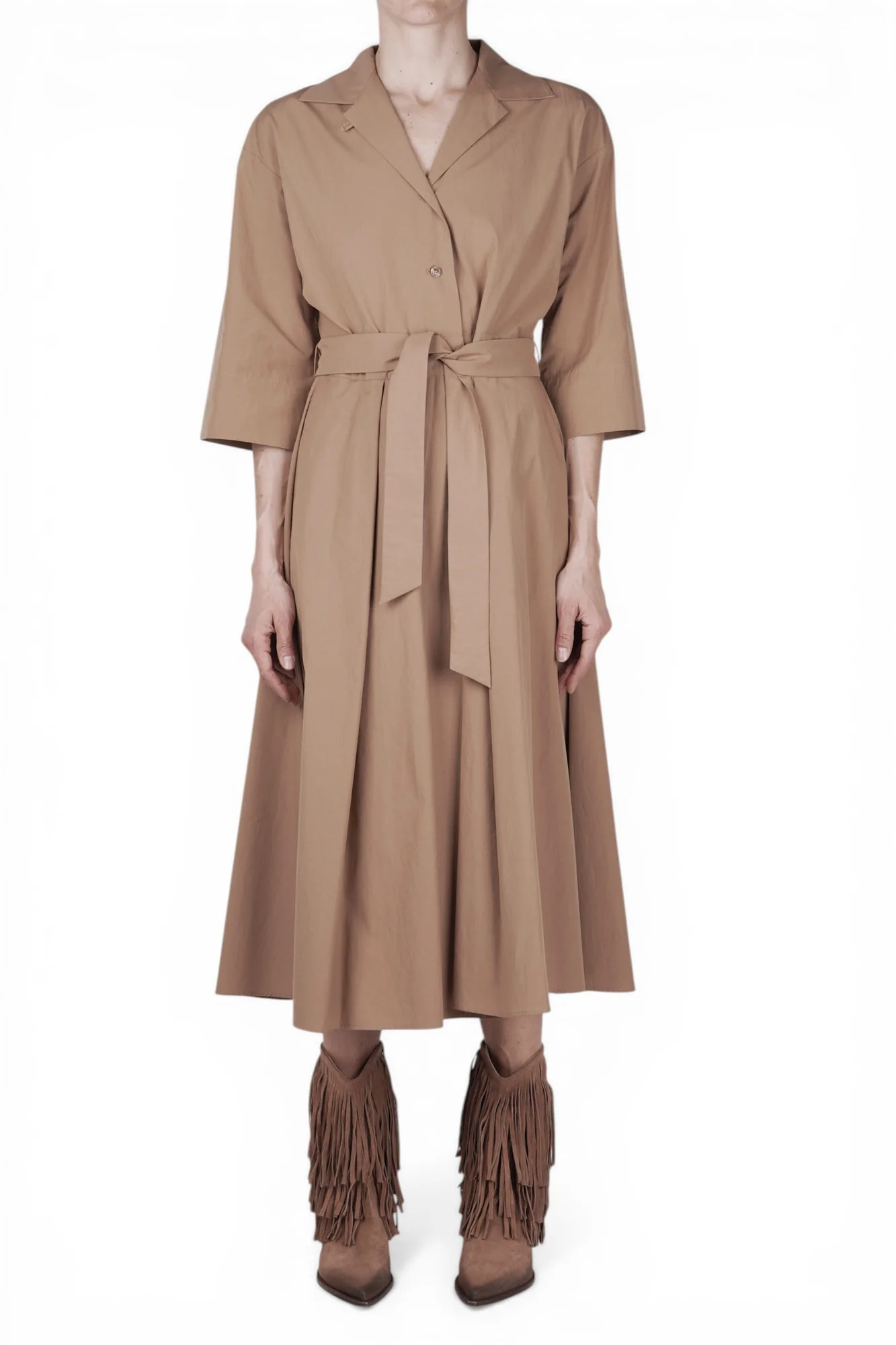 Weekend MaxMara - Abito - 470633 - Cammello - Image 3