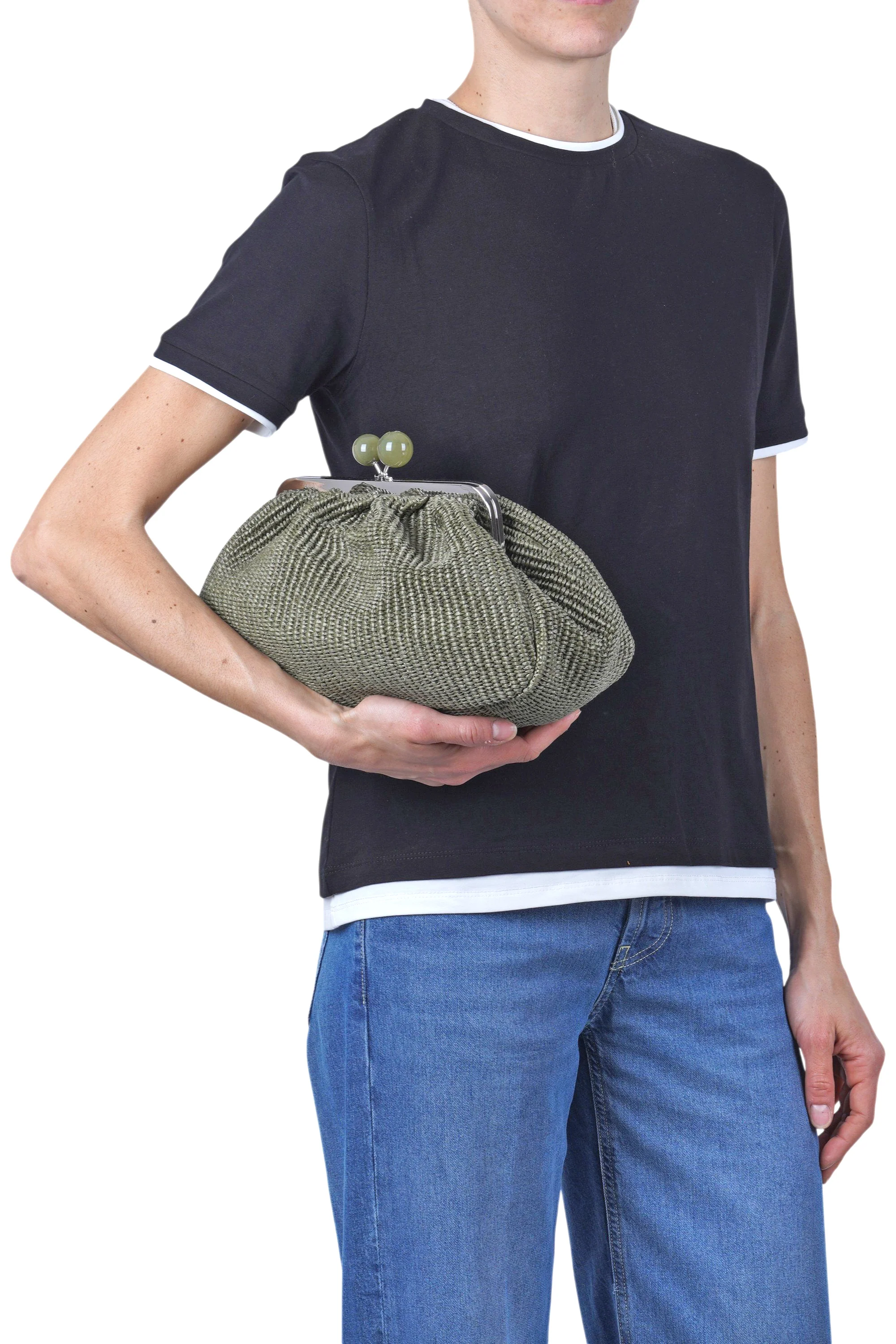 Weekend MaxMara - Borsa media - 470645 - Verdone - Image 2