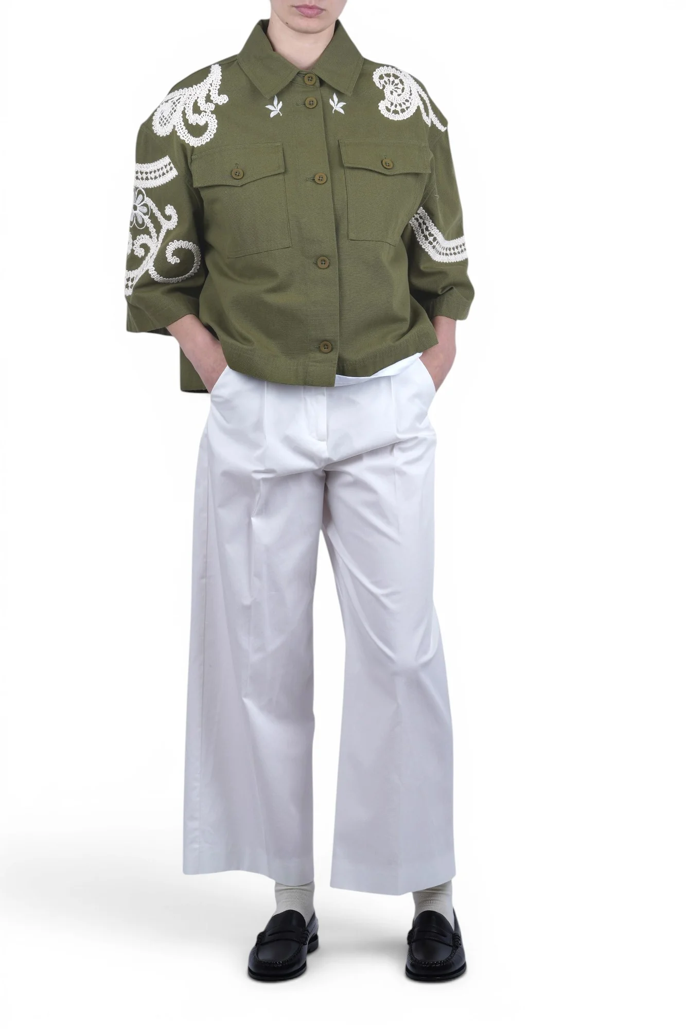 Weekend MaxMara - Pantalone - 470629 - Bianco - Image 2