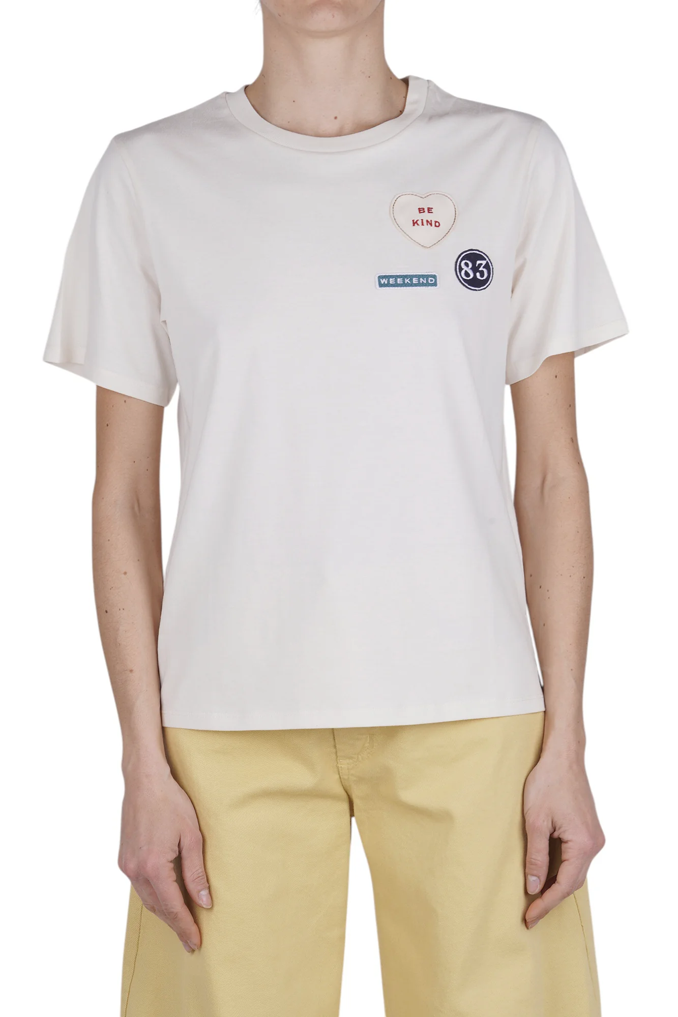 Weekend MaxMara - T-shirt - 470618 - Latte - Image 3