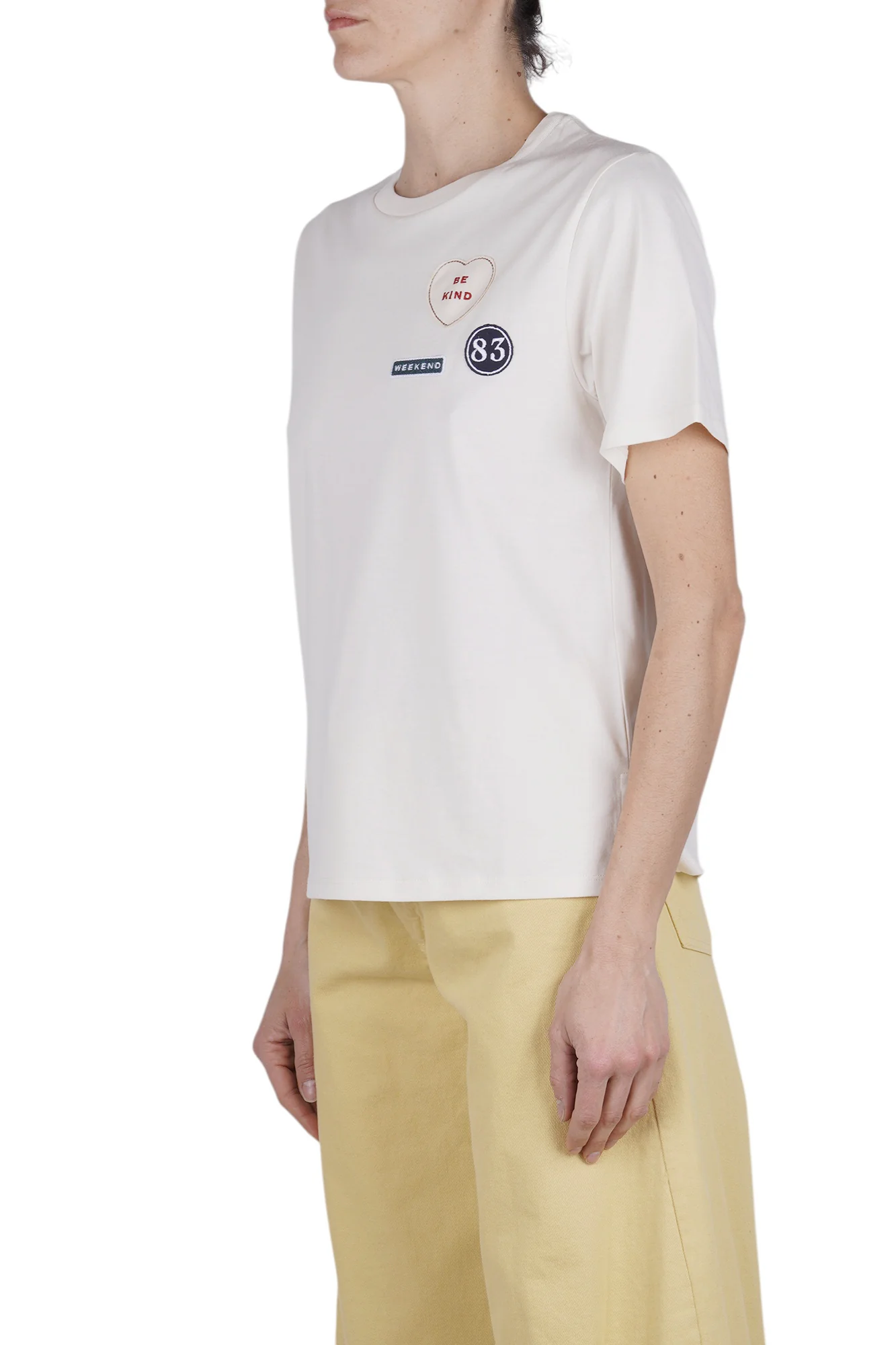 Weekend MaxMara - T-shirt - 470618 - Latte - Image 4